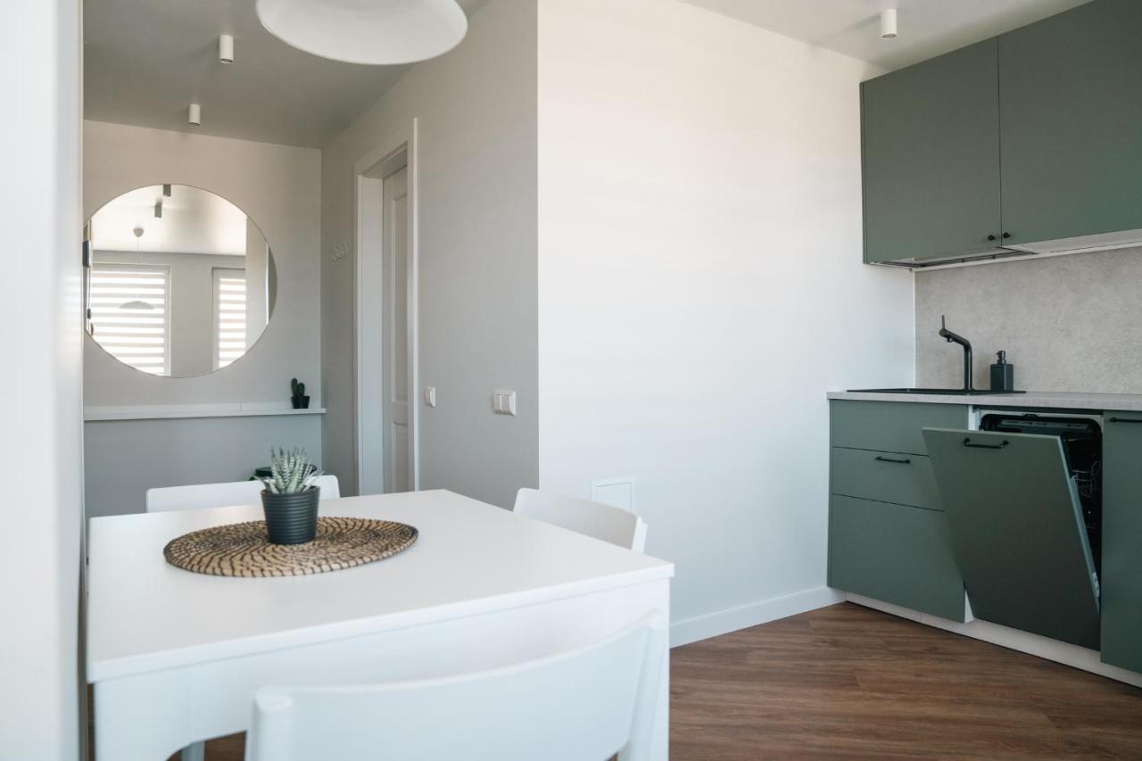 Grey Green Studio Apartment Birštonas Exteriör bild